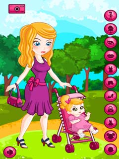 Image لعبة تلبيس الام و الطفل